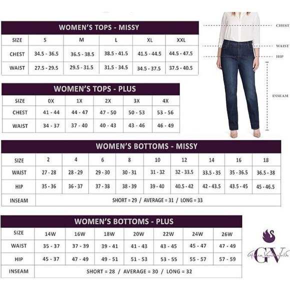 Gloria Vanderbilt Womens Amanda Classic High Rise Tapered Jean Standard Size 10 - Picture 4 of 4